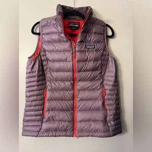 Purple Patagonia vest sz large nwot